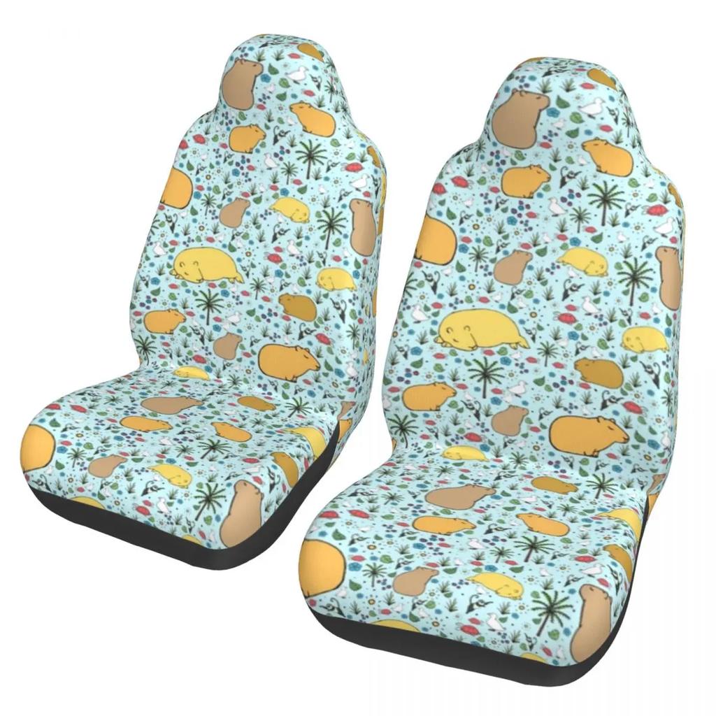 Capybara Coconut Dog Car Seat Cover Waterproof Suitable For All Kinds Models Animal Seat Cushion/Cover Fiber Car Accessories