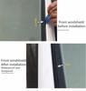 5M Car Windshield Waterproof Seal Edge Trim Rubber Soundproof Weatherstrip Black