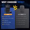 V510 Obd2 Scanner Diagnostic Tool |   Battery Tester, Engine Fault Code Reader, Real-Time Data, Dtc Search, Frozen Frame, Scan Tool for All Obdii