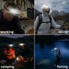 USB Rechargeable Headlamp Portable LED Headlight Built-in Battery Waterproof Head Flashlight Hiking Camping Head Front Torch