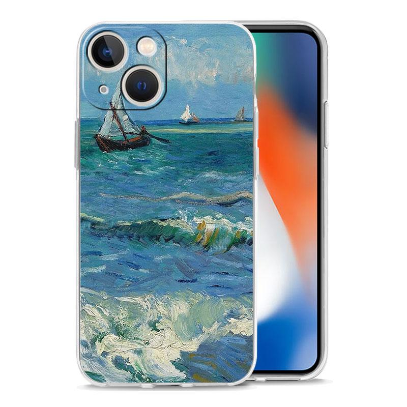 Phone Case For iPhone 17 Cases iPhone Air 16 15 12 13 14 Pro Max 15 Plus 16Pro iPhone11 Cover Garden Paint Art Vincent Van Gogh