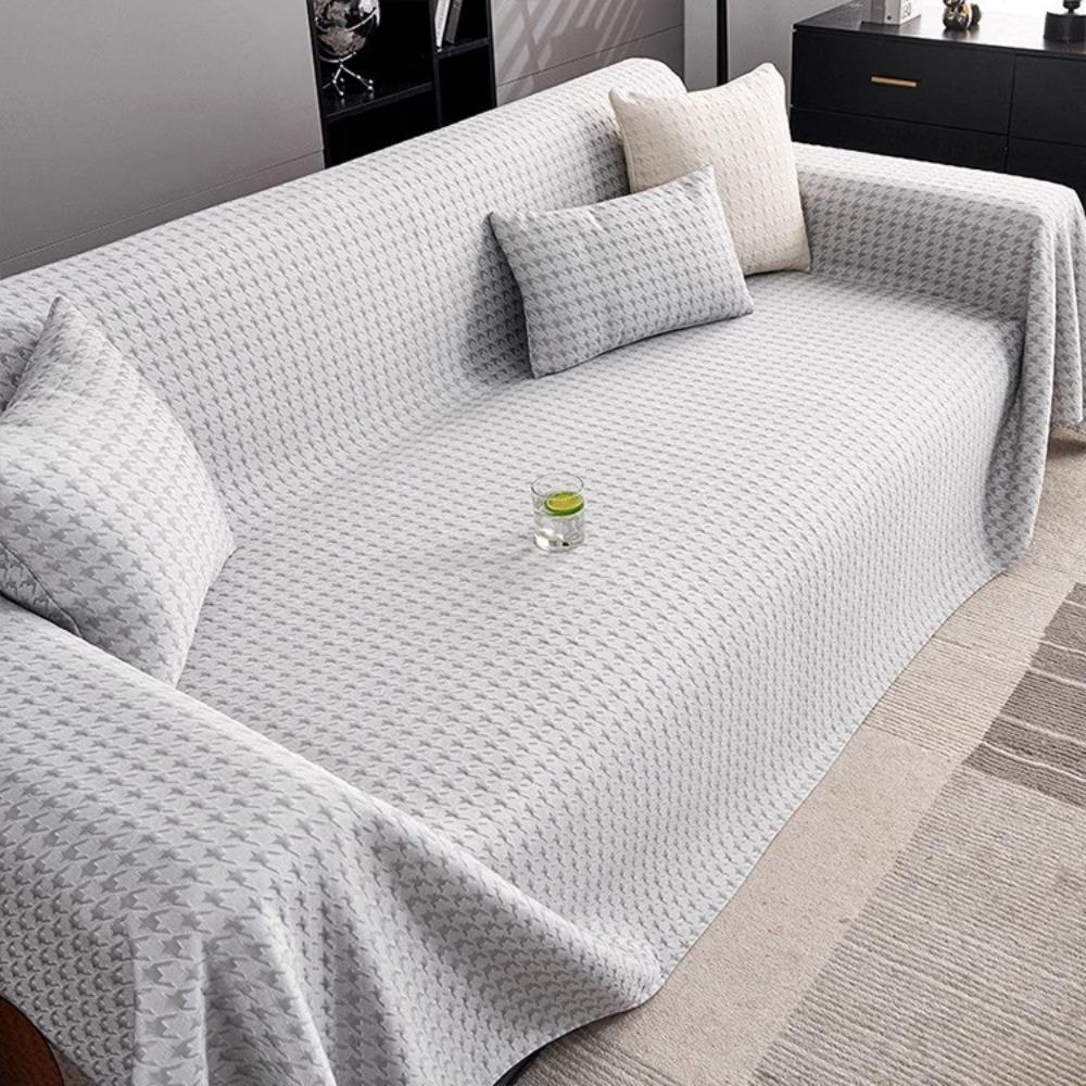 Cool feeling ice silk sofa cover cloth towel 2025 new summer mat summer sofa cushion cover universal blanket full cover