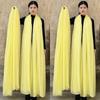 Extra Large Size Shawl Solid Color Scarf Women's Fashion Scarf Chiffon Dance Scarf Sunscreen Beach Towel, Max. Size Is 3*1.5m (±5-10cm Errors)