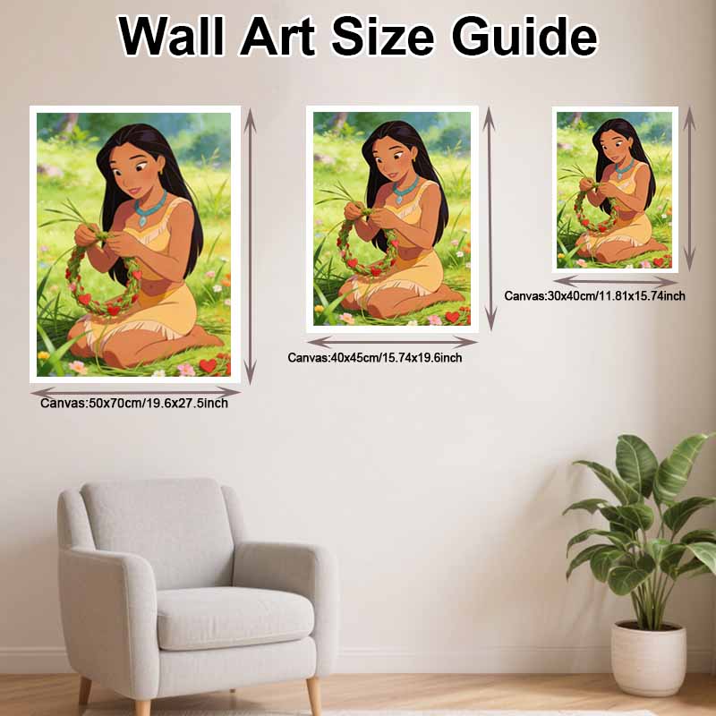 Disney Diamond Painting Kit Pocahontas Style Home Decor Craft Perfect Gift Idea Diamond Art Creation 129