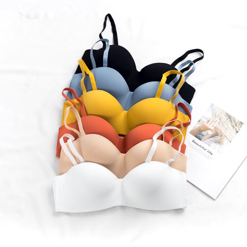 Marshmallow Strapless Non-Slip Seamless Wireless Bra for Women