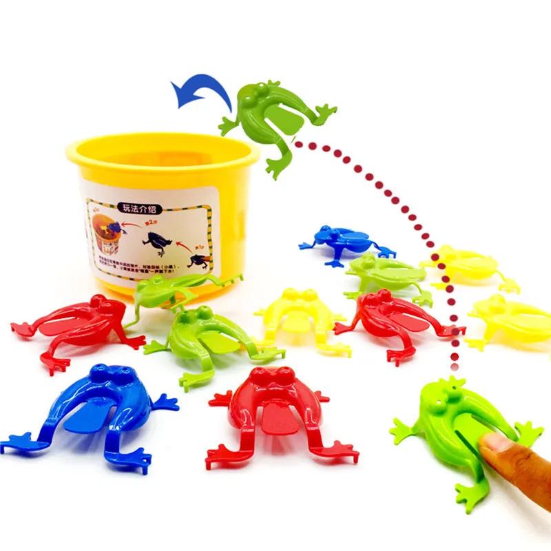 Non-Toxic 45 Pcs Antistress Relieve Family Game Jumping Frog Bounce Fidget Toys Kids Birthday Party Novelty Toys For Children Gifts