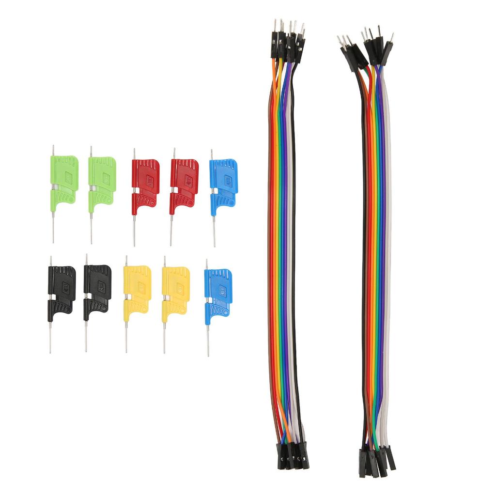 SDK08 Test Clip, Ultra-Small Clip Chip Foot Clip Micro IC Clamp for SOIC, TSSOP, TSOP, SSOP, MSOP, PLCC, QFP, TQFP, LQFP, SMD IC Test Chip