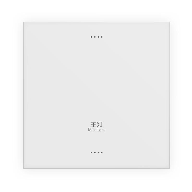 WiFi Smart 10A Tempered Glass Wall Switch Replace Regular Switch for Smart Home Lighting Voice Remote Control & Wires Compatible