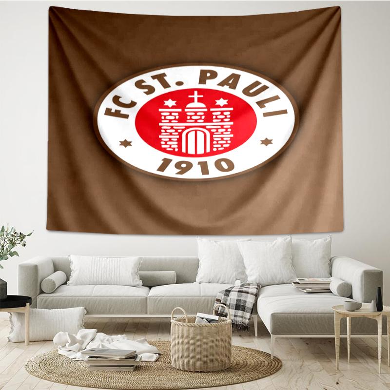 St. Pauli Tapestry, Wall Hanging Tapestry, Pattern Tapestry for Dorm Bedroom Living Room Wall Art Photography Backdrop