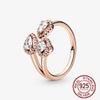 Voguish Fashionable  Color Rings Sparkling Angel Wings Polished Open Heart Geometric Shapes Open Rings Women Anniversary