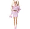 Barbie Deluxe Style Doll Pink Denim Light Hair Jacket and Skirt
