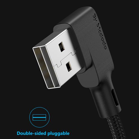 Spring Charging Cable Double Elbow QC4.0 Quick Charging 3A Stretchable Type-C Data Cord for Car