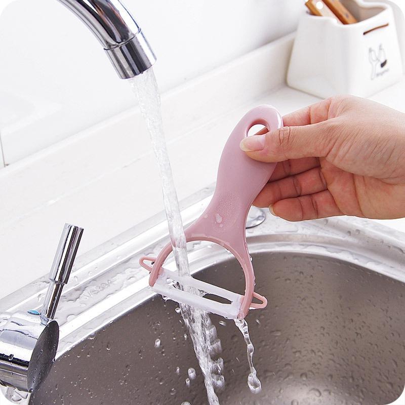 Stainless Steel Fruit Peeler Plain Ceramic Paring-knife Potato Vegetable Apple Fruit Peelers for Kitchen Carrot Vegetable Peeler
