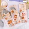 6Pcs New Plastic Ruler Cartoon Stationery Capybara Ruler Set Gift Transparent Drawing Ruler Cute Cartoon Straight Ruler Standard Measuring Tool