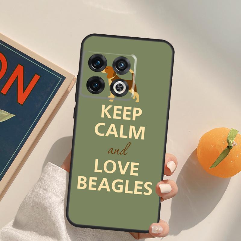 I Love My Beagle Dogs Case For OnePlus 12R 13R 13T 10R 15 13 12 11 10T 8T Nord CE 4 3 2 Lite N20 N30 Nord 5 Cover