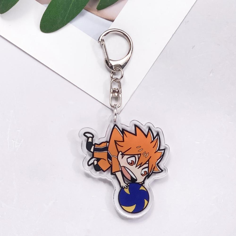 Anime veikėjai Haikyu Akrilinis automobilio raktų pakabukas Aksesuarai Juokingas Kūrybingas Madingas Krepšio pakabukas Kuprinės pakabukas Raktų pakabukas Dovanos gerbėjams