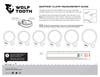 Wolf Tooth Sattelklemme Schwarz 31,8 mm