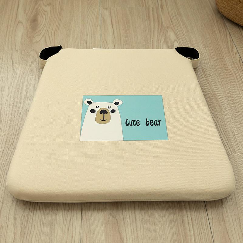 

Подушки из чистого хлопка на липучке с принтом для студентов, подушки для обеденных стульев, подушки для табуретов, подушки для офисных стульев, подушки для сидений диванов 32x39cm