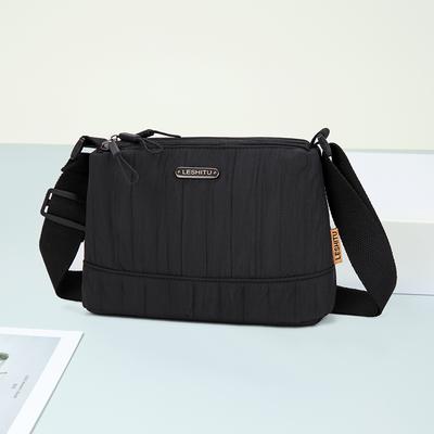 Trendige Plissierte Design Damen Umhängetasche Lässige Nylon Tragetasche Geldbörse Leichte Modische Ästhetische Handtasche