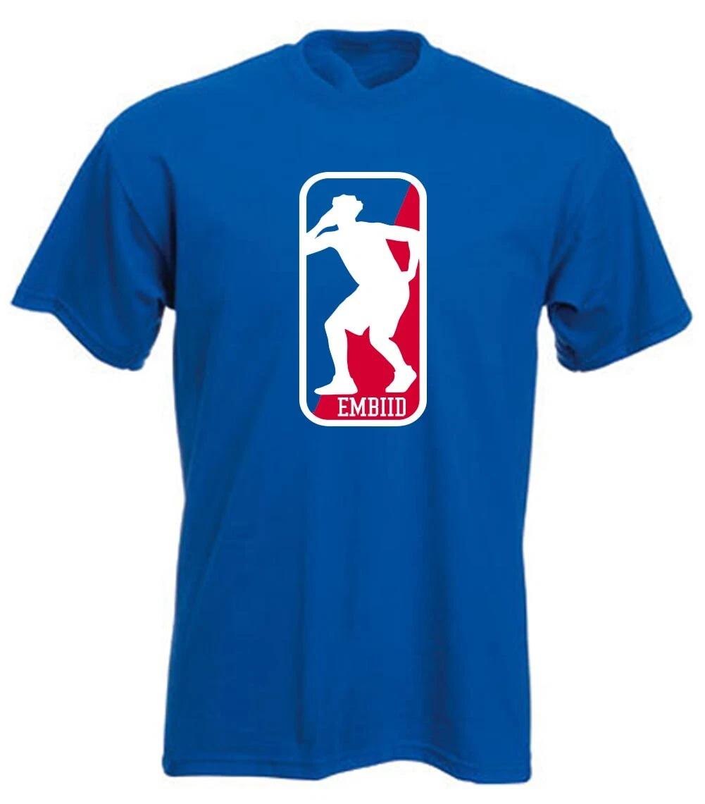 Joel Embiid Trust The Process Philadelphia 76ers MVP LOGO T-Shirt XXXXL