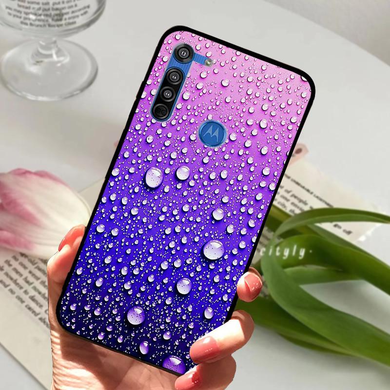 For Motorola Moto G8 Plus Case Black Silicone Cover Case for MOTO G8 Play G 8 Power Lite Fashion TPU Protective Back Cover Shell