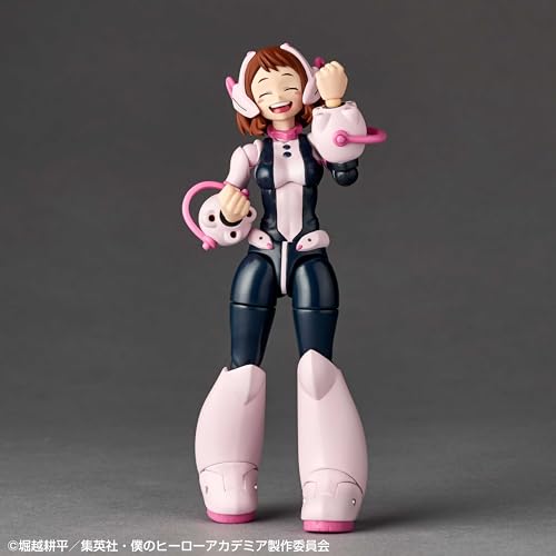 Kaiyodo Revoltech My Hero Academia Ochaco Uraraka, Approximately 130mm Tall, Non-scale PVC & ABS Painted Action Figure