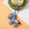 Keychain Vibrant Color Faux Leather Horse Design Key Chain with Lanyard Backpacks Car Keys Handbags Bag Accessory