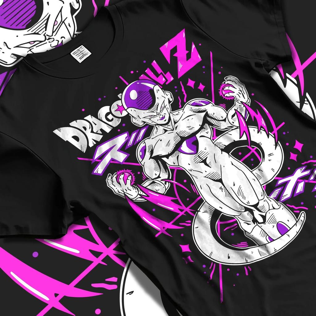 Japan Anime Dragon Ball Vegeta Power Up Manga Graphic Print T-shirt Men Women Streetwear Y2k Harajuku Summer New Tee Loose Casual Cotton Oversized Top