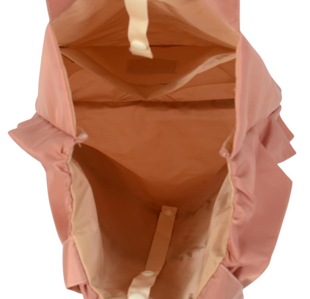 Friends Hill Solide Rüschen-Tragetasche, Rosa, YW-297-341