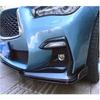 Накладка на передний бампер Lip V1 (для Q50 Sport 2018-2022, Карбон) для Infiniti Q50/Q60