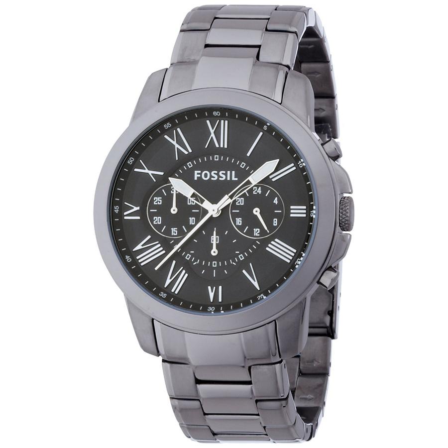 Fossil Men's Quartz Stainless Steel Three-Hand Watch Stainless Steel Case/Glass Mirror FS4831