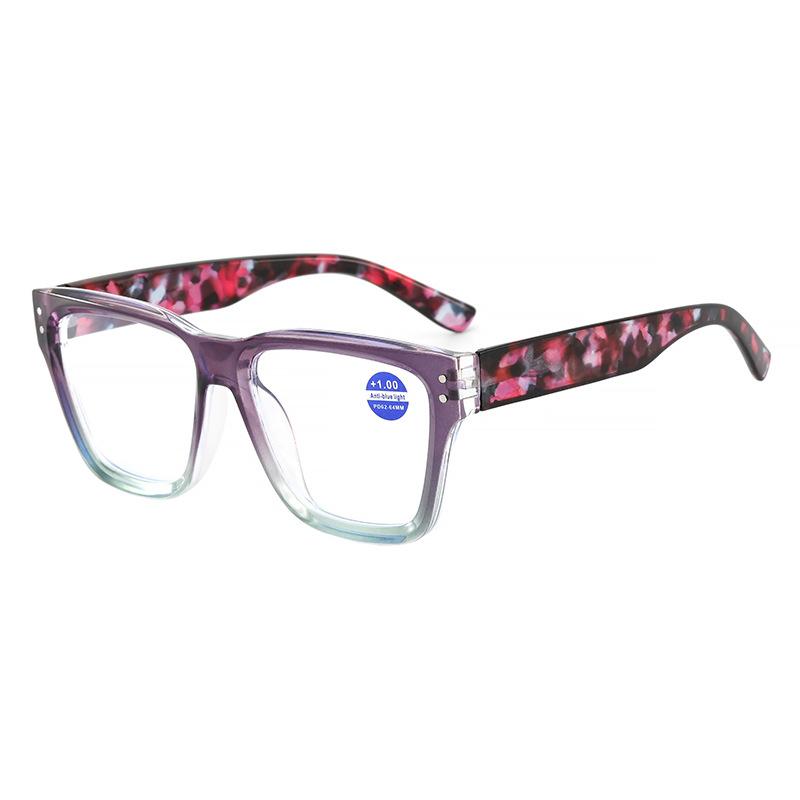 Large Frame Can Be Equipped With Myopia Glasses Frame Anti-Blue Reading Glasses Big Face Thin High Definition Reading Glasses