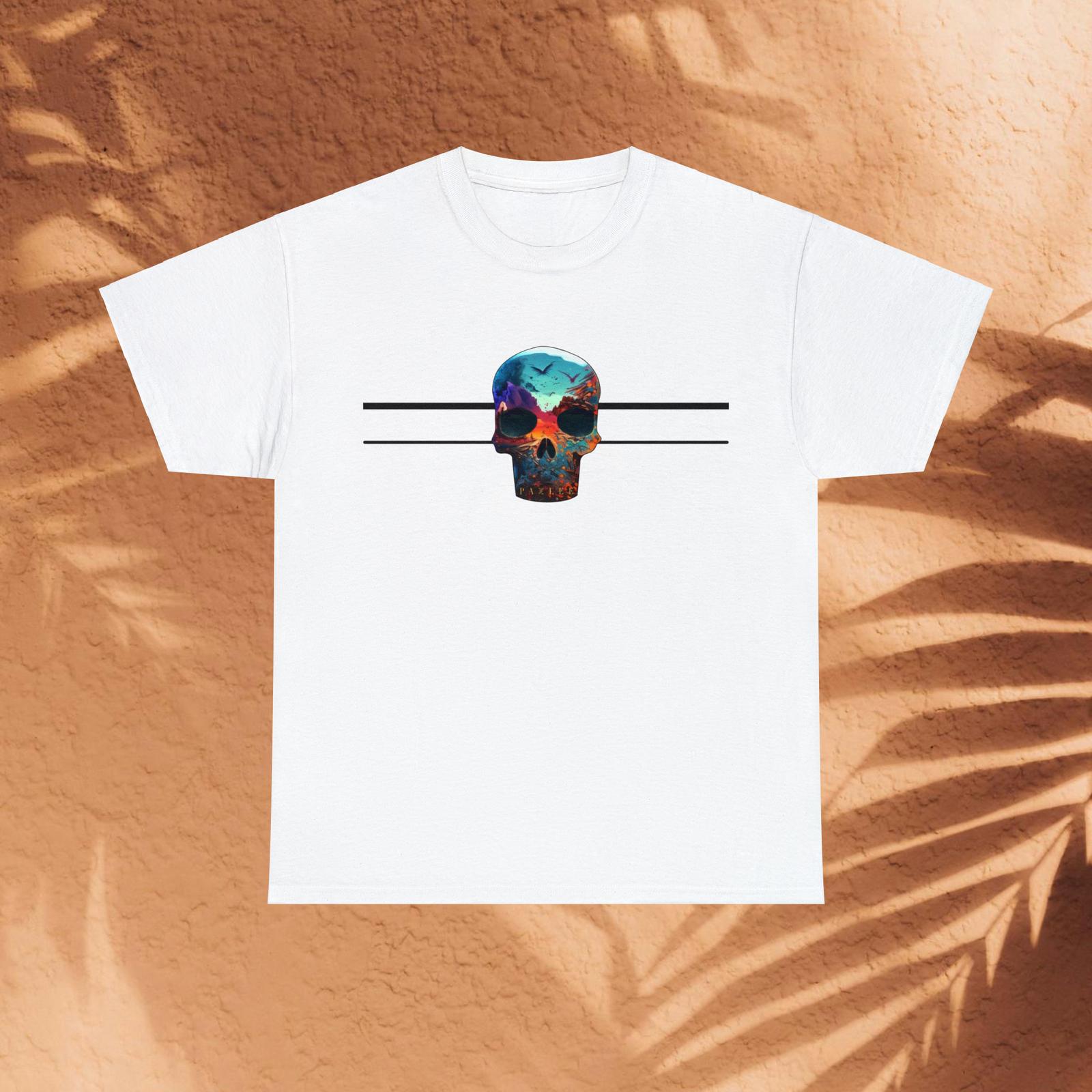 Desert Skull Dia de los Muertos Unisex Men s Cotton T Shirt Cool streetwear S