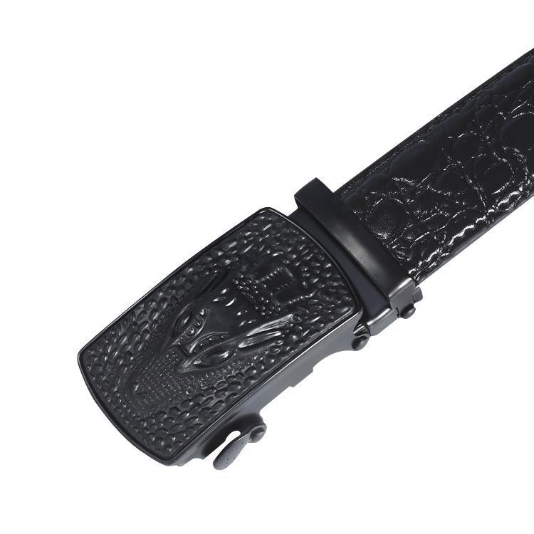 Personalized Crocodile Pattern Men's Automatic Buckle Belt