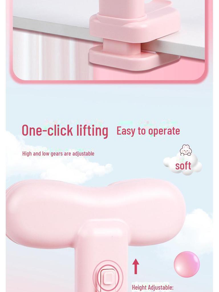 Student Writing Pad with Posture Correction and Adjustable Desktop Bracket