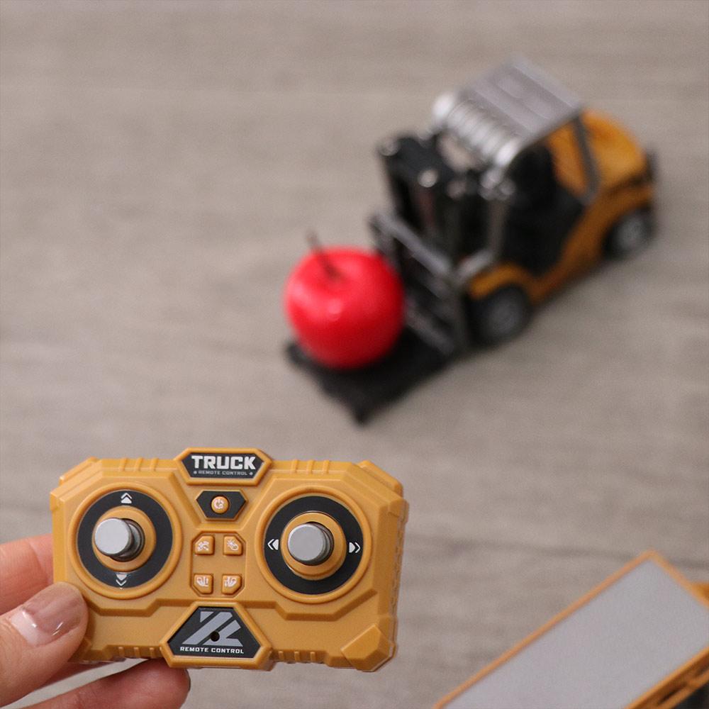 Full Proportion Zinc Zinc Alloy Forklift 2.4g Remote Rc Forklift Remote Control Forklift  Desktop Toy