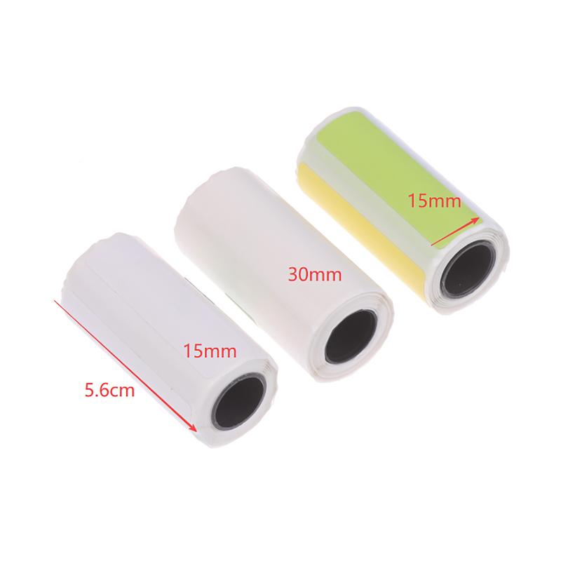 5 Rotoli 15 Mm 30 Mm Carta Termica Autoadesiva Etichette Stampabili Adesivi Per Stampanti Mini Tascabili Per Serie Paperang P1 P6 A8