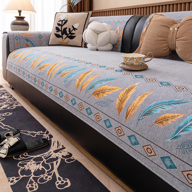 

Nordic Simplicity And High-End Sense New Four-Season Universal Sofa Cushion One-Piece Combination Sofa Cover Sofa Cover 70*70cm