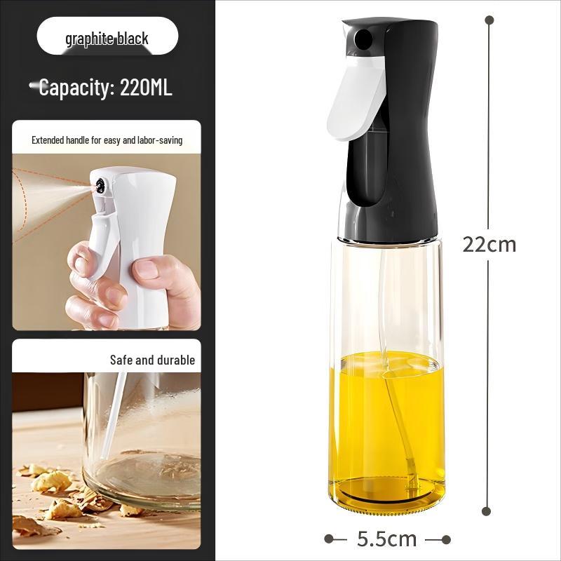 Glass Oil Spray Bottle for Kitchen & Air Fryer