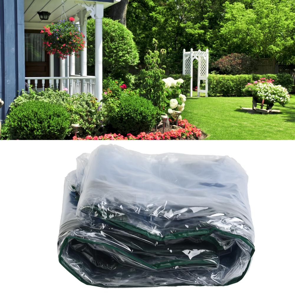 Cover Greenhouse Cover Parts Plant Cover Plastic Transparent PVC Plants Grow 73*143*195cm Garden Greenhouse House Cover