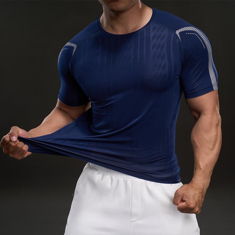 New Running Speed Drying Clothes for Men with Long Sleeves for Autumn Training Fitness Morning Jogging Sports Hiking Clothes Tops Basketball