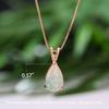Wish Hot Sale Water Drop Opal Pendant Necklace Femininity Versatile Niche Jewelry