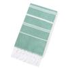Customized 100% Cotton Turkish Beach Towel Soft Yarn-Dyed Jacquard Fringed Striped Pattern All-Season Ventilated for Bath Use