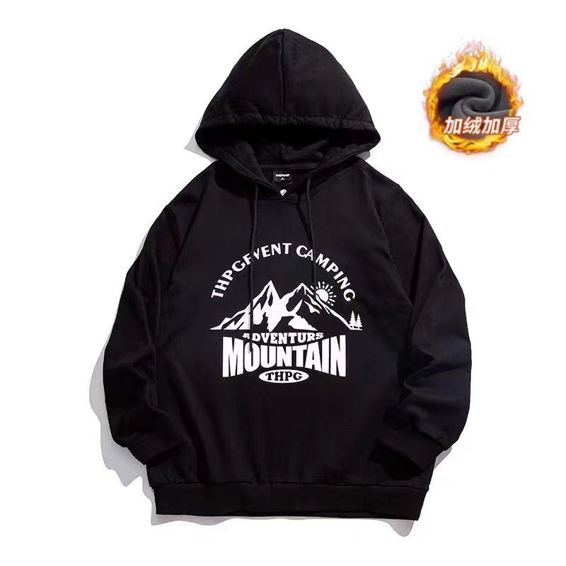 Soft and high quality fabrics wrinkle resistant men's street sports casual breathable loose fashion trend comfortable tops
