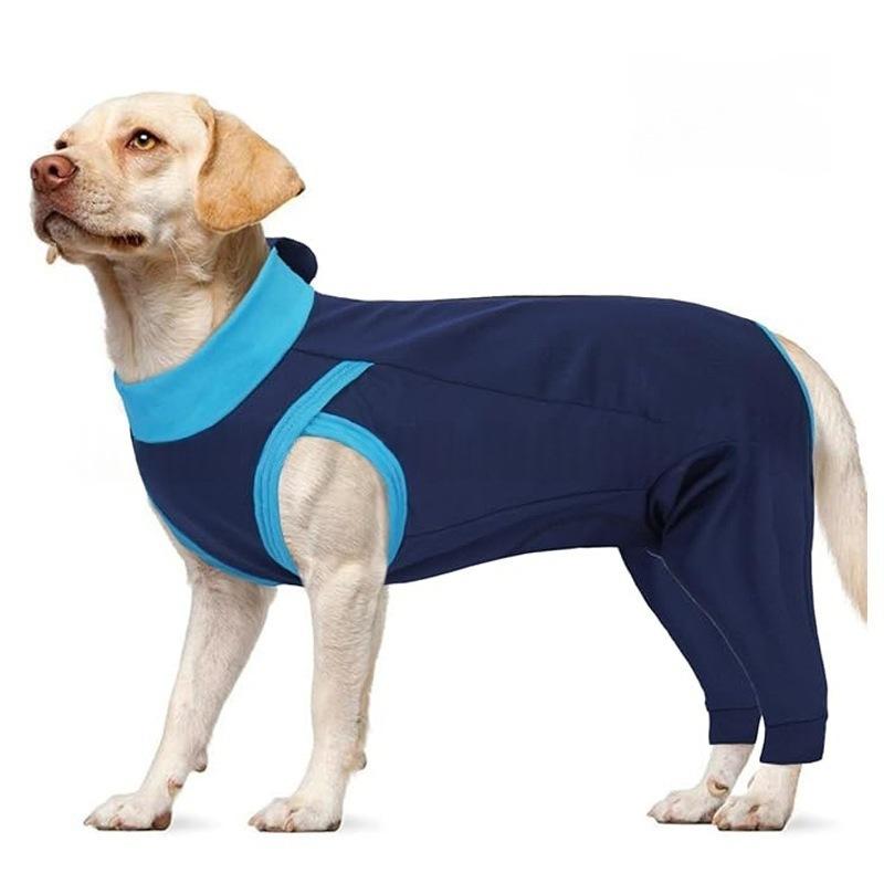 Dog Post Op Suit Comfy Female Male Dogs Spay Neuter Suit Wound Protector, Hind Leg Dog Recovery Surgery Sleeve Pet Medical Shirt