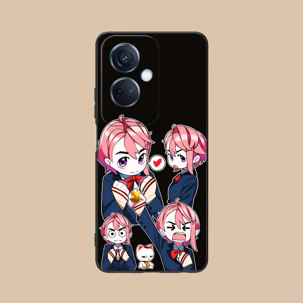 Dandadan Aira Shiratori Phone Case for OPPO Reno 14 13 12 11 10 9 8 7 6 5 F T Pro 5G Colorful Printing Cover Pretty Luxury Cover