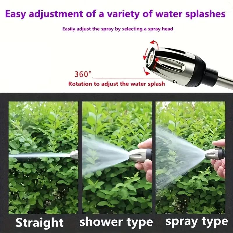 Portable high pressure car wash spray gun Long pole gun Car wash water gun Household car wash tool