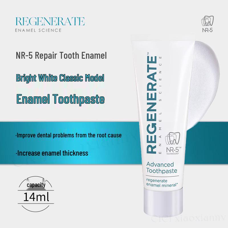 

French Enamel Strengthening Toothpaste: Fluoride Cavity Protection, Fresh Breath, 75ml