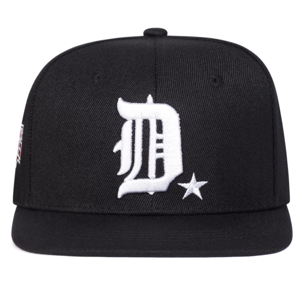 Men Letter D Embroidered Hip Hop Hat Outdoor Adjustable Sunscreen Leisure Hat Spring Autumn Travel Tourism Beach Vacation