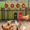 2Pcs Hen Feeder Automatic Feeders for Chickens Pigeon Duck Goose Chicken Accesaries Outdoor Farm Animal Poultry Feeding Supplies
